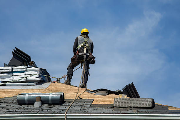 Professional Roof Replacement technician working in Victoria, MS